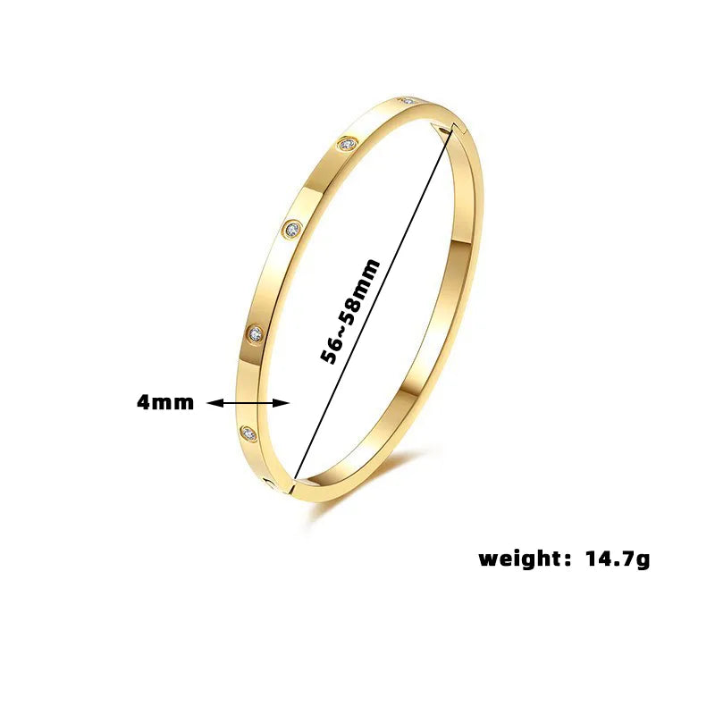Brazalete rígido con circones