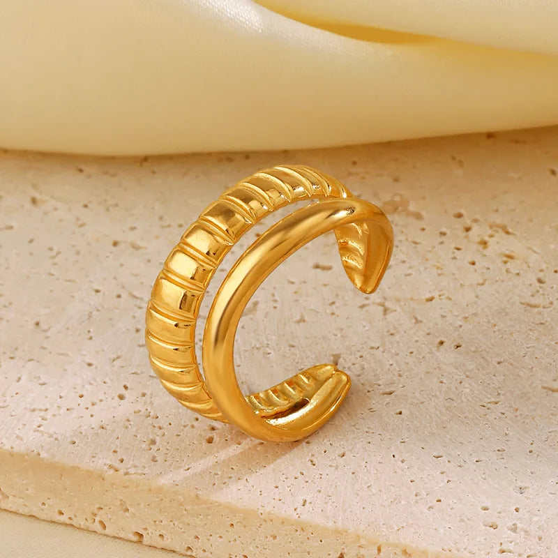 Anillo doble - Ajustable