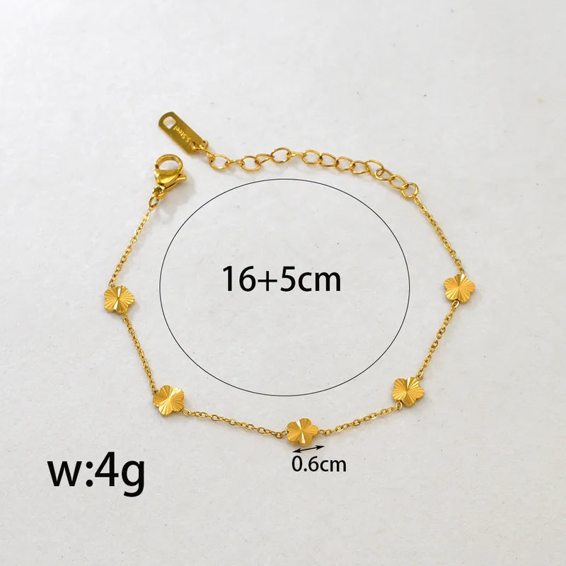 Pulsera con flores