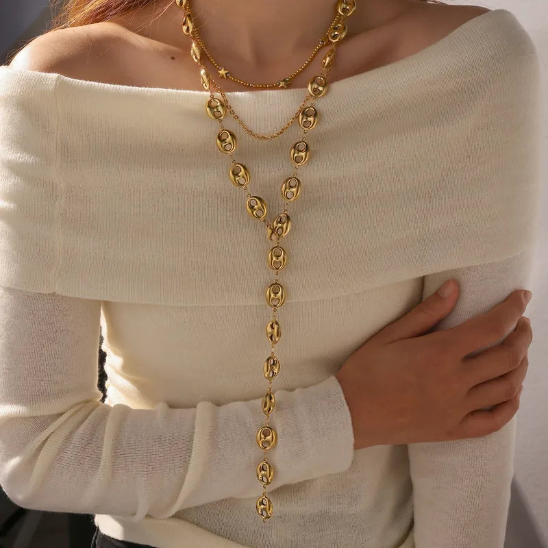 Collarin de tejido marinero