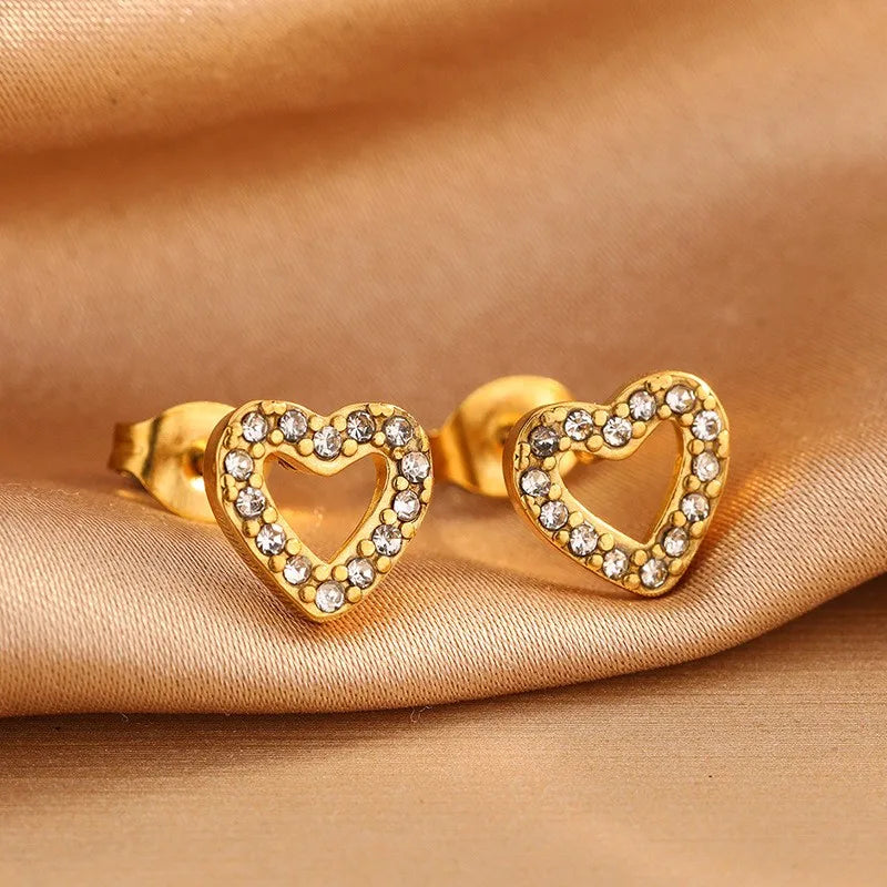 Topitos de corazon con circones