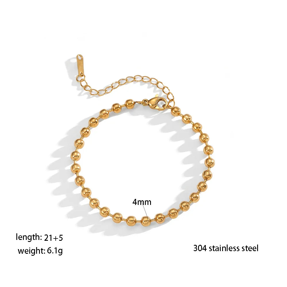 Pulsera de balines conectados