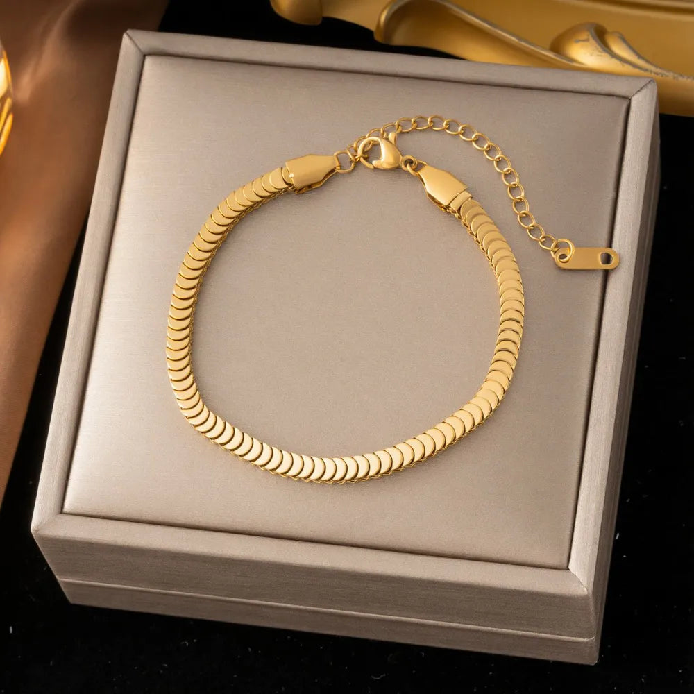 Pulsera tejido escamado