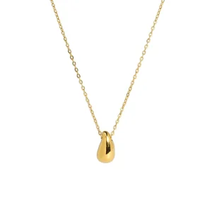 Collar de mini gota - Dorado