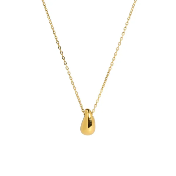 Collar de mini gota - Dorado