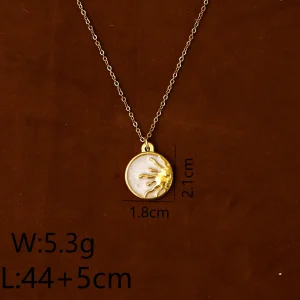 Collar de sol vintage