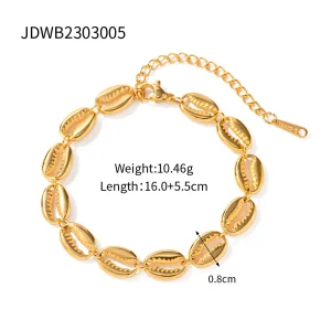 Pulsera caracoles cauri