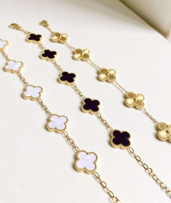 Pulsera Van Cleef Clásica - Blanco