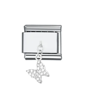 Charm colgante - Mariposa Brillante