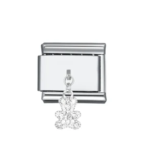 Charm colgante - Oso brillante