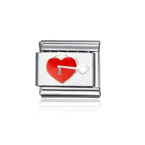 Charm - Corazon con llave