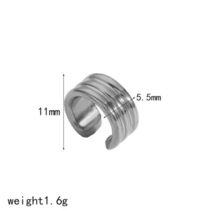 Earcuff basico - Plateado