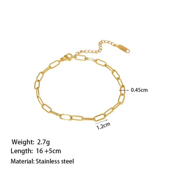 Pulsera basica de eslabones - Imagen 2