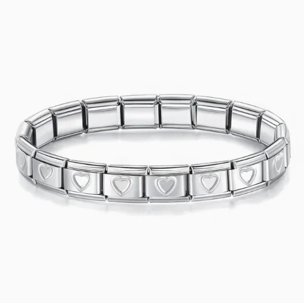 Brazalete italiano - Contorno de corazon