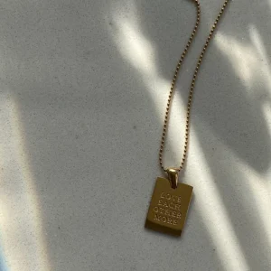 Cadena de placa - Love Each Other More