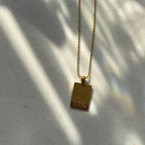 Cadena de placa - The World Is Yours